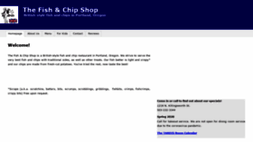 What Thefishandchipshop.com website looked like in 2020 (3 years ago)