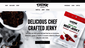 What Thinkjerky.com website looked like in 2020 (3 years ago)