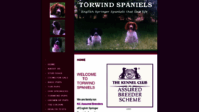 What Torwindspaniels.co.uk website looked like in 2020 (3 years ago)
