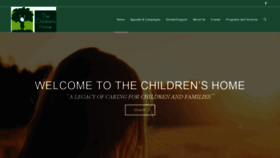 What Thechildrenshome.net website looked like in 2020 (3 years ago)