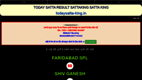 What Todaysatta-king.in website looked like in 2020 (3 years ago)