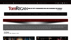 What Tomregan.info website looked like in 2020 (3 years ago)