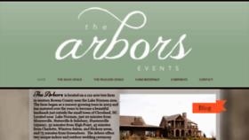 What Thearborsevents.com website looked like in 2020 (3 years ago)