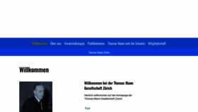 What Thomas-mann.ch website looked like in 2020 (3 years ago)