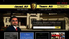 What Teamali.com website looked like in 2020 (3 years ago)