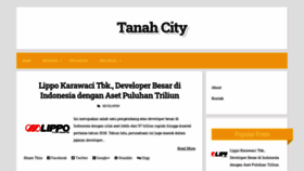 What Tanahcity.com website looked like in 2020 (3 years ago)