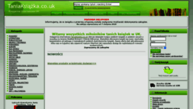 What Tanieksiazki.co.uk website looked like in 2020 (3 years ago)