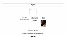 What Tapirback.com website looked like in 2020 (3 years ago)