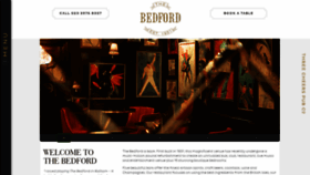 What Thebedford.com website looked like in 2020 (3 years ago)