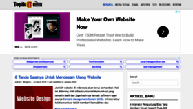 What Topikit.com website looked like in 2020 (3 years ago)
