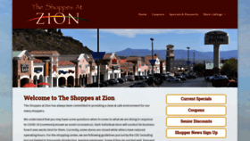 What Theshoppesatzion.com website looked like in 2020 (3 years ago)