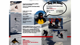 What Tonyskidavos.com website looked like in 2020 (3 years ago)