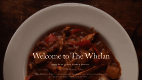 What Thewhelan.com website looked like in 2020 (3 years ago)