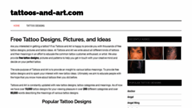 What Tattoos-and-art.com website looked like in 2020 (3 years ago)