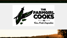What Thefarmgirlcooks.com website looked like in 2020 (3 years ago)
