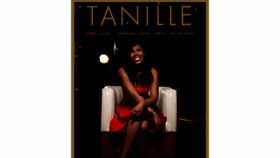 What Tanille.com website looked like in 2020 (3 years ago)