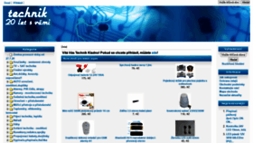 What Technik-kladno.cz website looked like in 2020 (3 years ago)