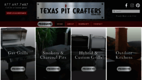 What Texaspitcrafters.com website looked like in 2020 (3 years ago)
