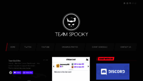 What Teamspooky.com website looked like in 2020 (3 years ago)