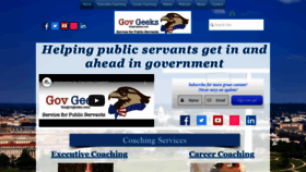 What Thegovgeeks.com website looked like in 2020 (3 years ago)