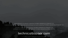What Technicalbazaar.com website looked like in 2020 (3 years ago)
