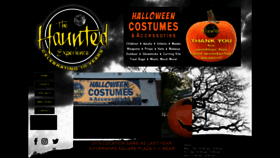 What Thehauntedexperience.com website looked like in 2020 (3 years ago)