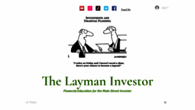 What Thelaymaninvestor.com website looked like in 2020 (3 years ago)