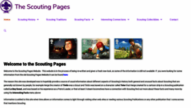 What Thescoutingpages.org.uk website looked like in 2020 (3 years ago)