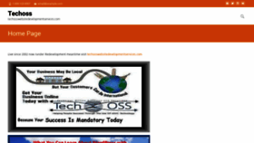 What Techoss.com website looked like in 2020 (3 years ago)