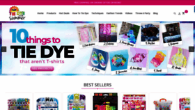 What Tiedyeyoursummer.com website looked like in 2020 (3 years ago)