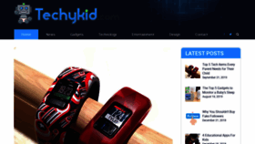 What Techykid.com website looked like in 2020 (3 years ago)