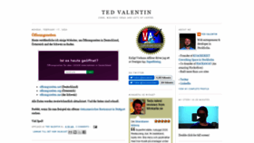 What Tedvalentin.com website looked like in 2020 (3 years ago)