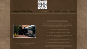 What Thecoffeecowboy.com website looked like in 2020 (3 years ago)