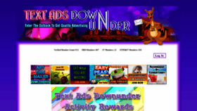 What Textadsdownunder.info website looked like in 2020 (3 years ago)