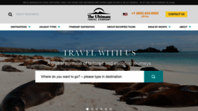 What Theultimatetravelcompany.com website looked like in 2020 (3 years ago)