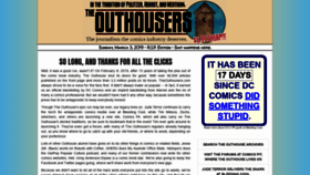 What Theouthousers.com website looked like in 2020 (3 years ago)