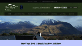 What Treetopsfortwilliam.co.uk website looked like in 2020 (5 years ago)