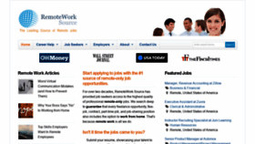 What Teleworkrecruiting.com website looked like in 2020 (3 years ago)