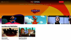 What Teletoon.fr website looked like in 2020 (3 years ago)