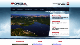 What Top-charter.de website looked like in 2020 (3 years ago)