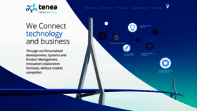 What Tenea.com website looked like in 2020 (3 years ago)