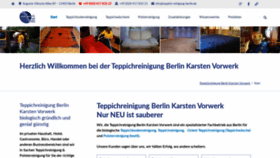 What Teppich-reinigung-berlin.de website looked like in 2020 (3 years ago)