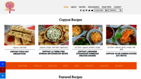 What Thefoodhussy.com website looked like in 2020 (3 years ago)