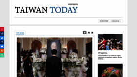What Taiwantoday.tw website looked like in 2020 (3 years ago)