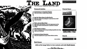 What Thelandmagazine.org.uk website looked like in 2020 (3 years ago)