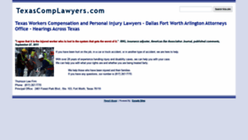 What Texascomplawyer.com website looked like in 2020 (3 years ago)