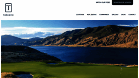 What Tobiano.ca website looked like in 2020 (3 years ago)