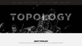 What Topologymusic.com website looked like in 2020 (3 years ago)