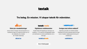 What Texttalk.se website looked like in 2020 (3 years ago)