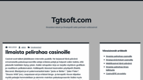 What Tgtsoft.com website looked like in 2020 (3 years ago)